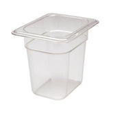Cambro Clear 1/8 Polycarbonate Gastronorm Pan 1.46L
